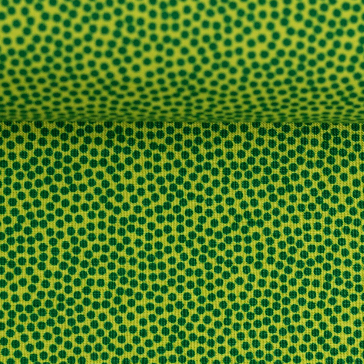 Swafing Dotty Baumwollwebware – dunkel-/kiwigrün