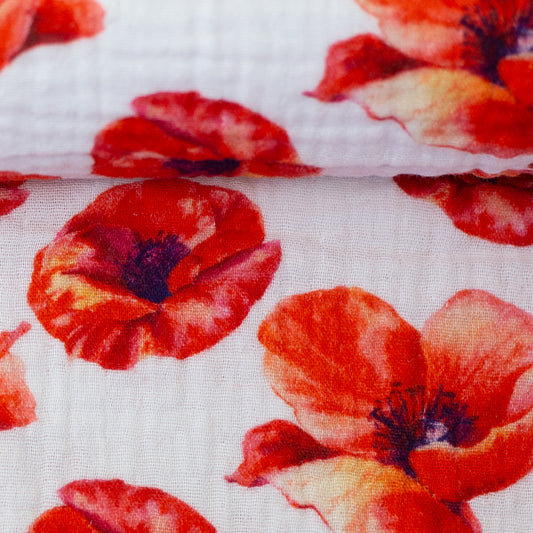 Thea Musselin Mohnblume