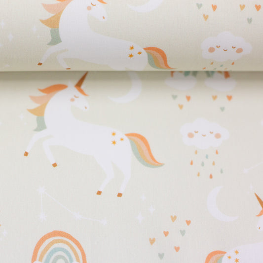 Einhorn Baumwollwebware