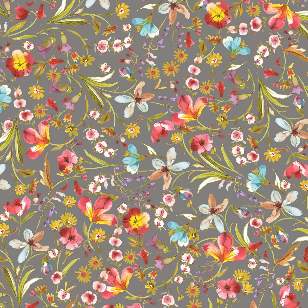 Viskosejersey Sommerblümchen