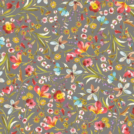 Viskosejersey Sommerblümchen