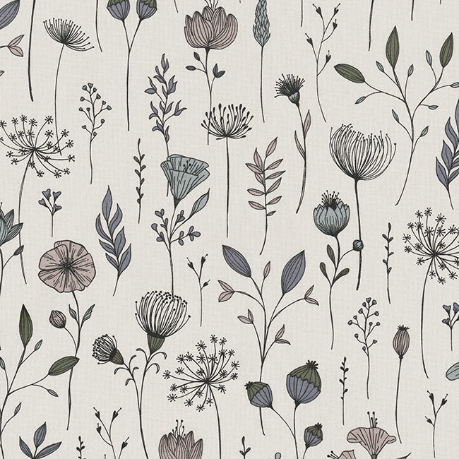 Dekostoff modern Flowers