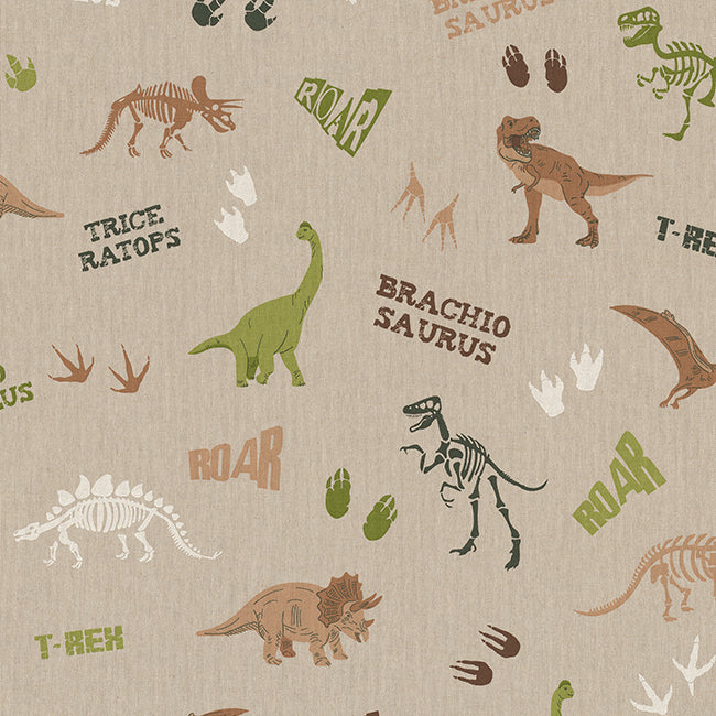 Dekostoff Dinosaurier Abenteuer
