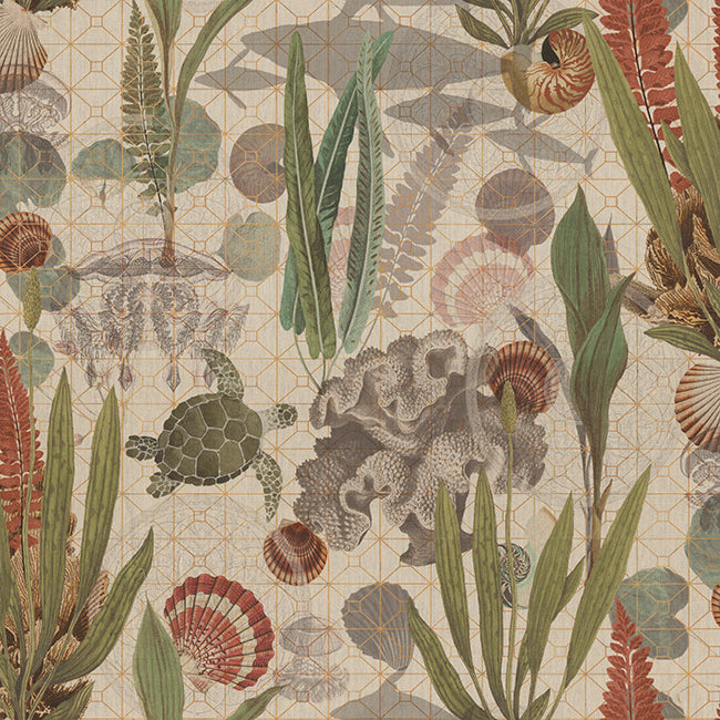 Dekostoff Tiefsee Dschungel