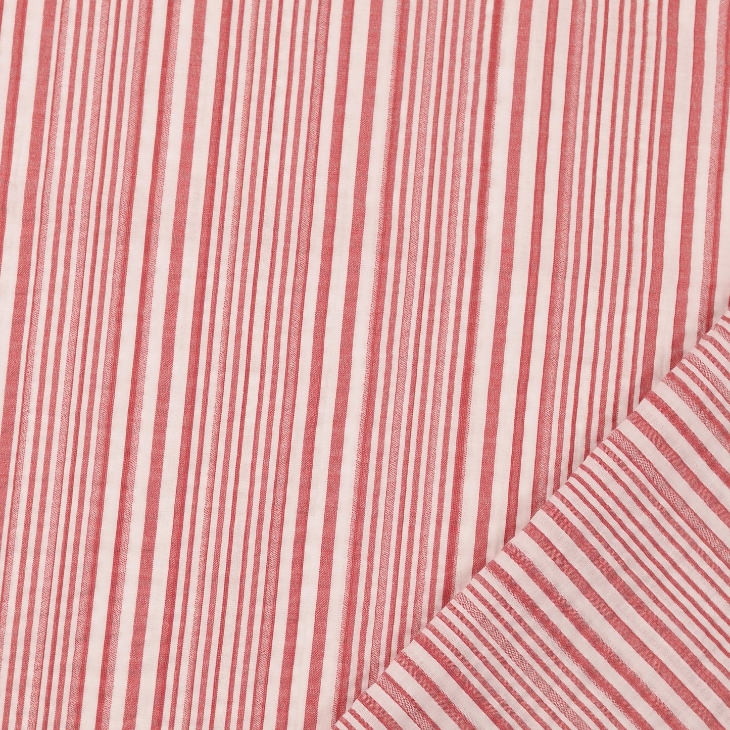 Seersucker Streifen blau