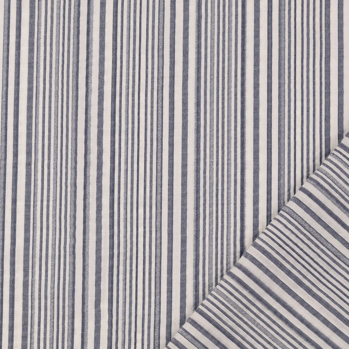 Seersucker Streifen rot