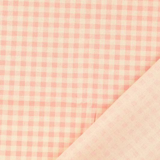 Baumwollwebware Karo limette