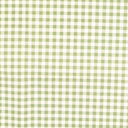 Baumwollwebware Karo grün