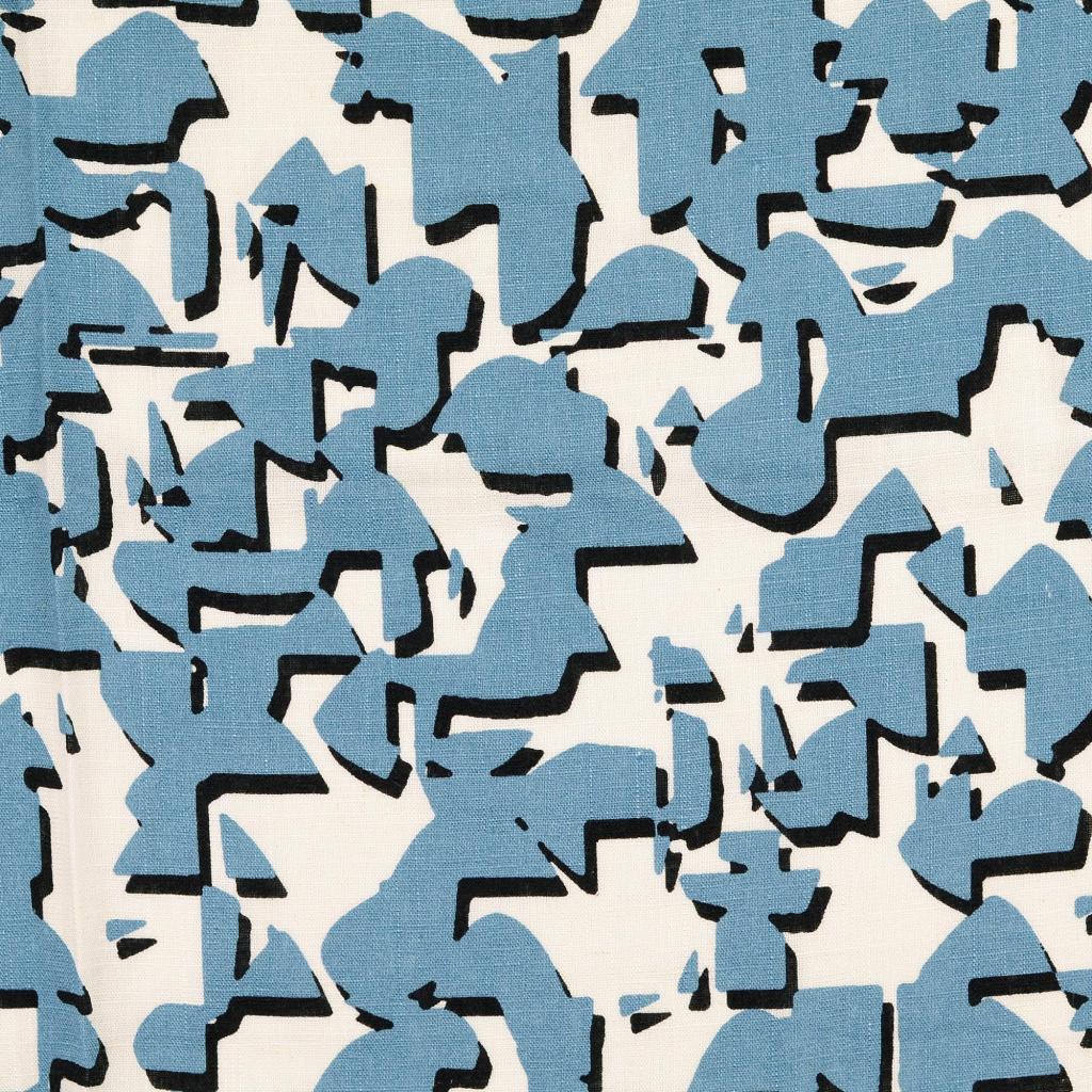 Viskose-Leinen Druck