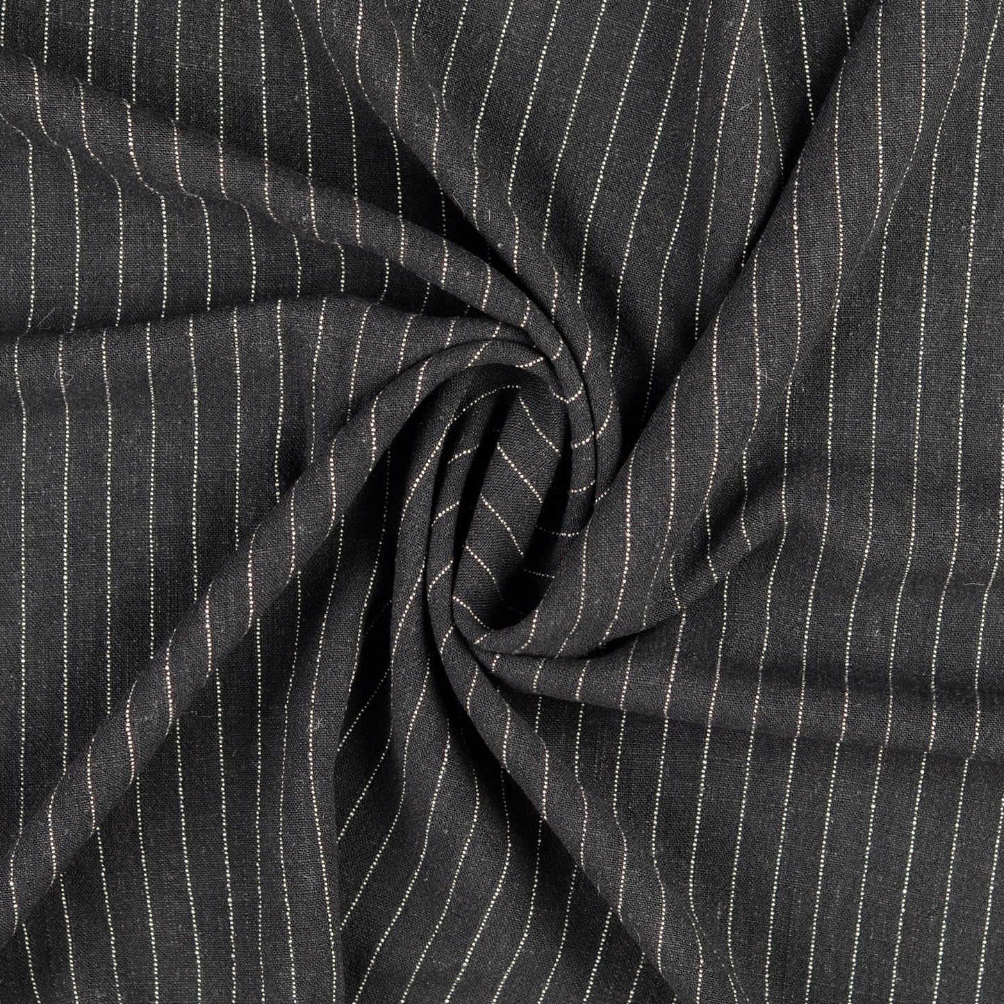 Nadelstreifen Viskose Leinen SLUB oliv