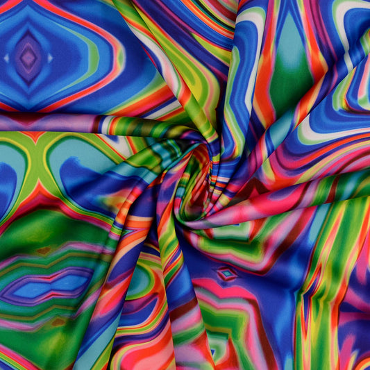 Poliesterjersey abstrakt