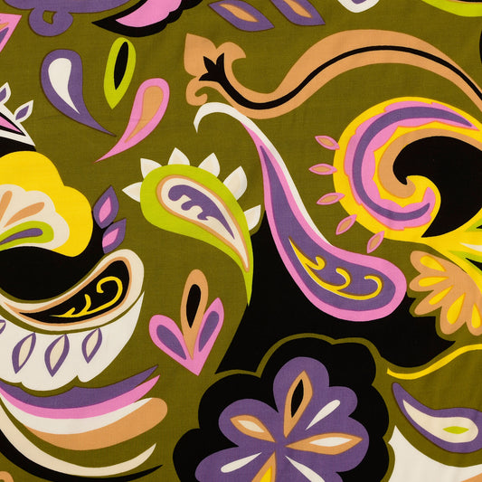 Viskosewebware khaki