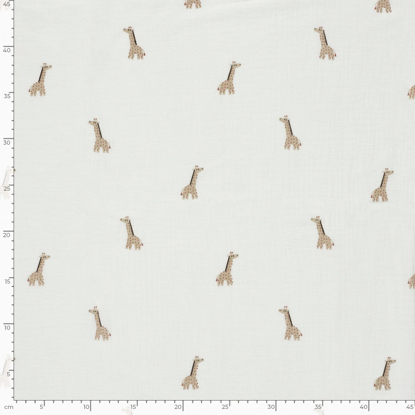 Musselin mit Giraffe
