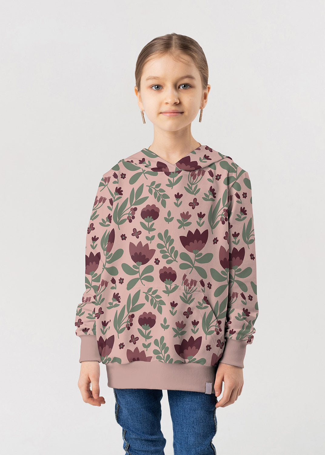 French Terry Blumen – Rosa
