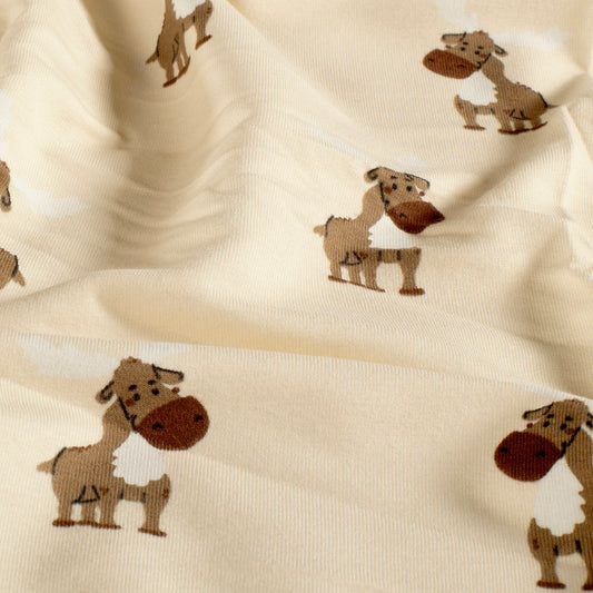 French Terry Tiere – Beige