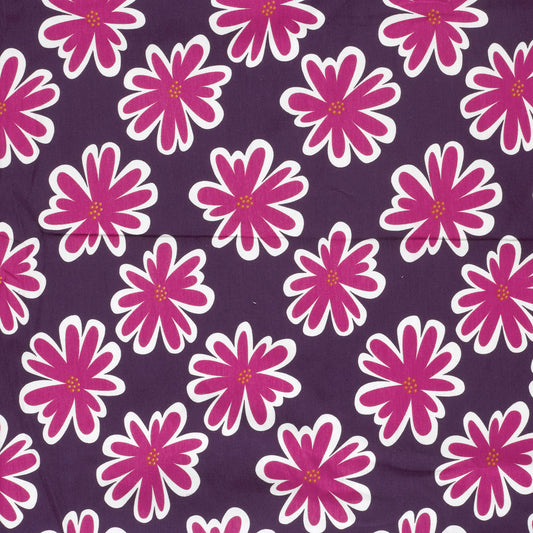 French Terry Blumen – Violett