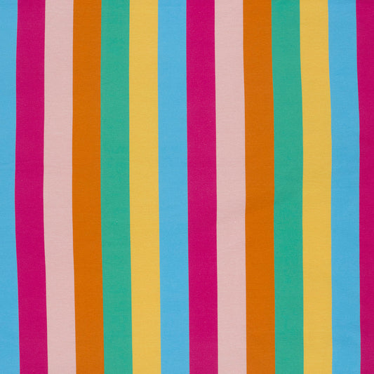 French Terry Streifen – Fuchsia