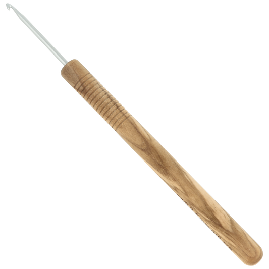 Häkelnadel mit Griff aus Olivenholz von Addi