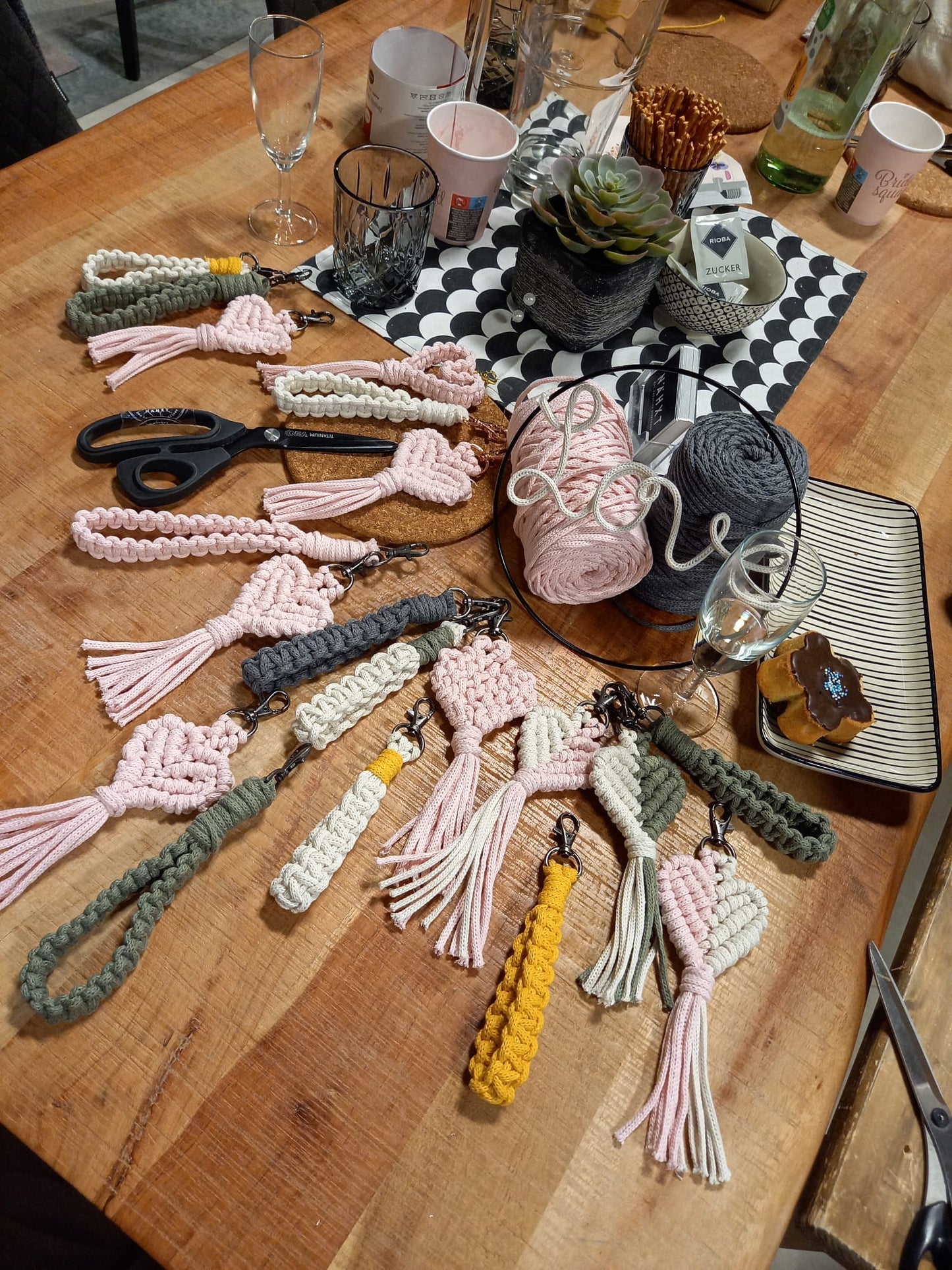 Junggesellinnenabschied / Junggesellenabschied Makramee-PARTY (bis 8 Personen)