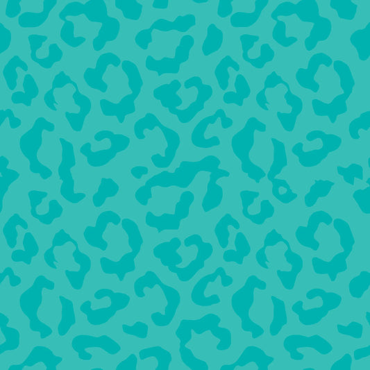 Frottee Jacquard Leo türkis