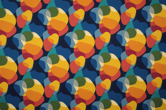 Sixties beschichteter Baumwoll-Stoff