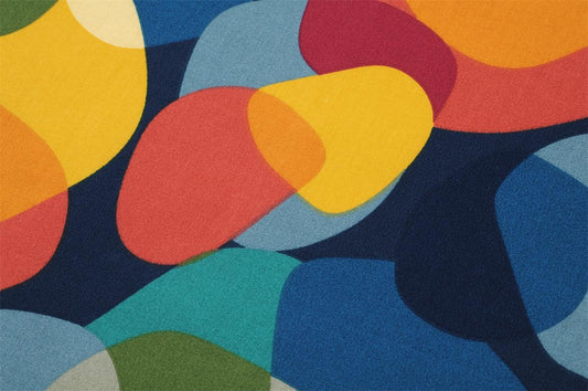 Sixties beschichteter Baumwoll-Stoff