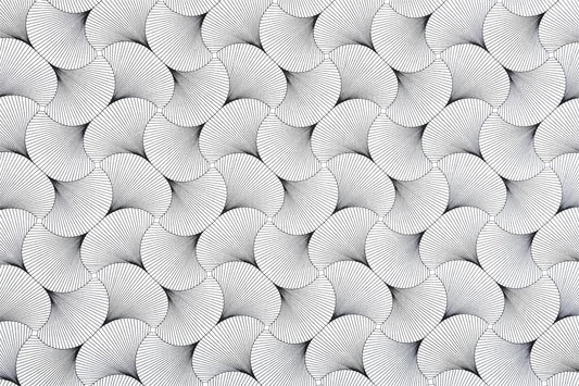 York- beschichteter Baumwoll-Stoff schwarz weiss