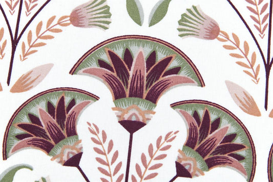 ALYA- beschichteter Baumwoll-Stoff terra