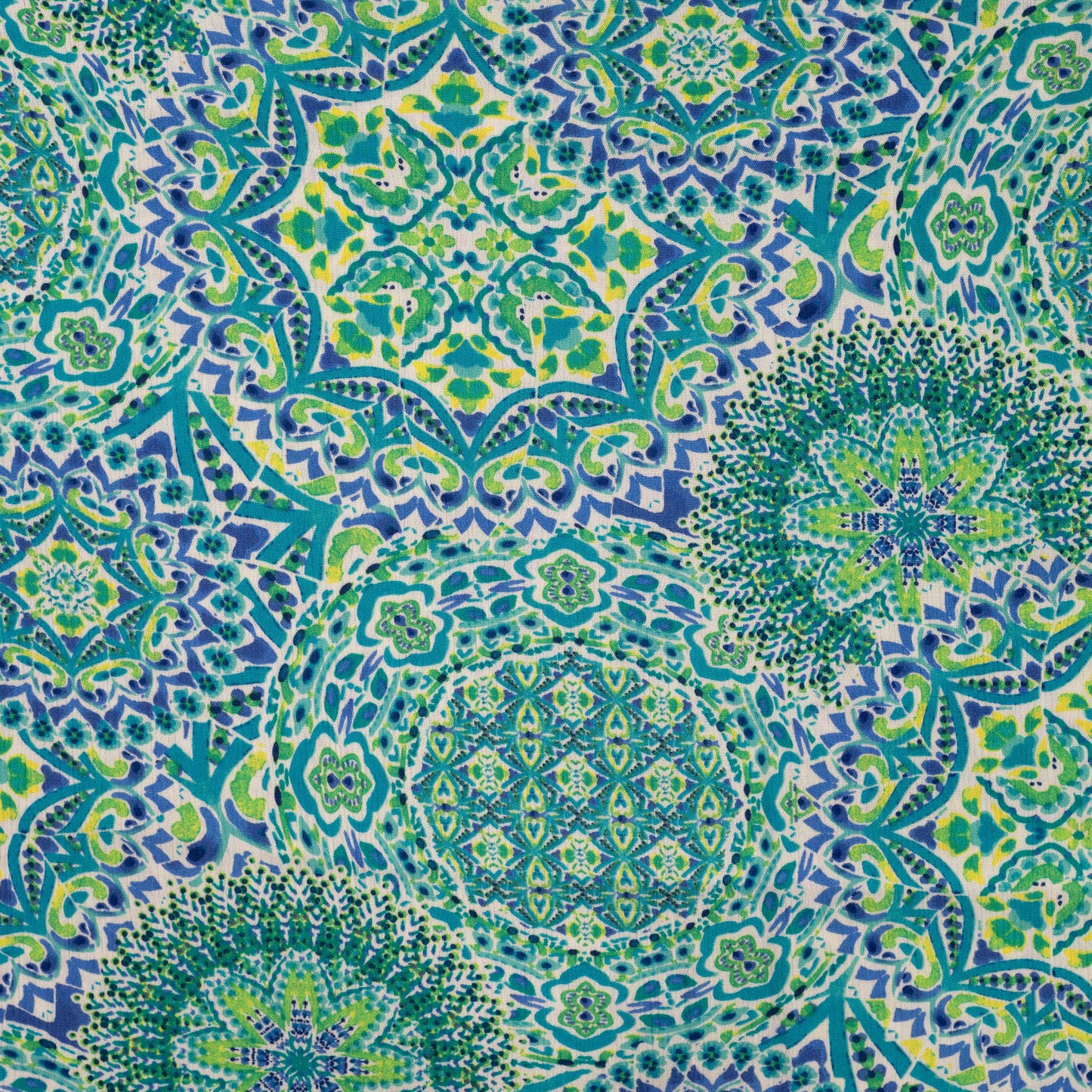 Viskose Crincle Paisley royal