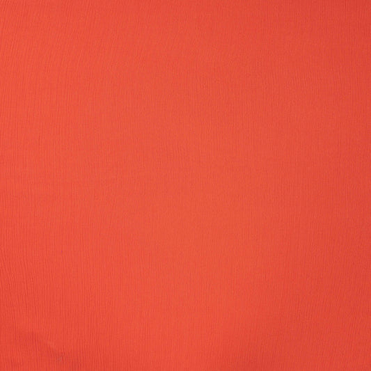 Viskose Crincle uni coral