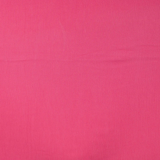 Viskose Crincle uni fuchsia
