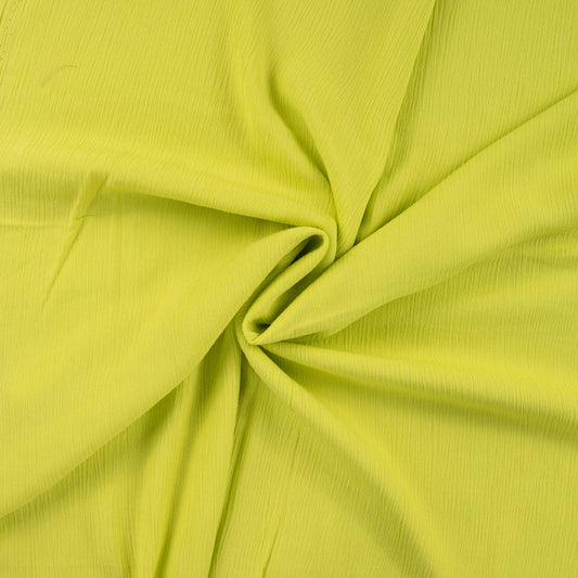 Viskose Crincle uni lime