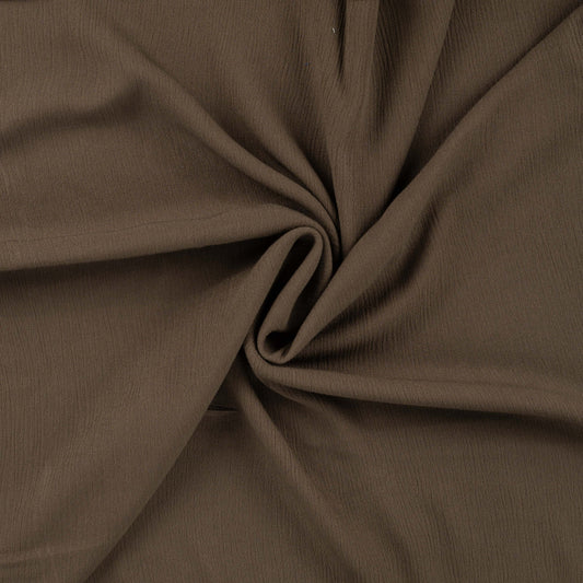 Viskose Crincle uni army grün