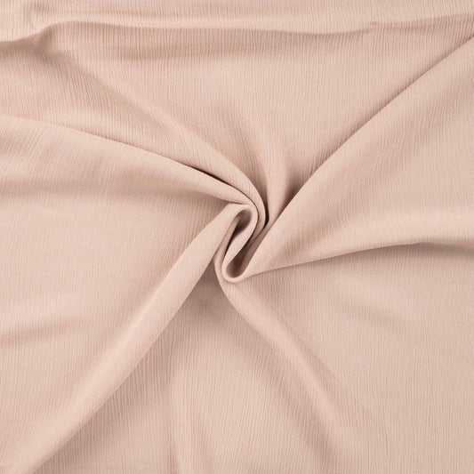 Viskose Crincle uni sand