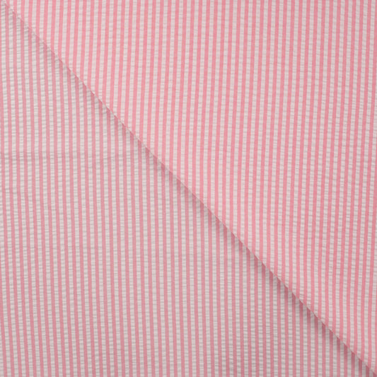 Seersucker Streifen Webware