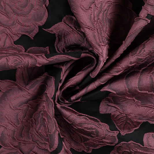 Jacquard Rosen – Weinrot