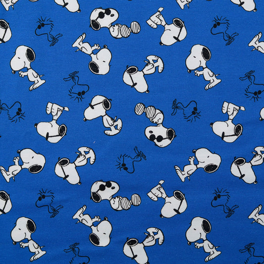 Nähset Boxershort Snoopy blau