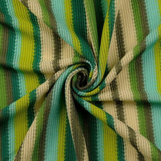 Streifenstrick grün