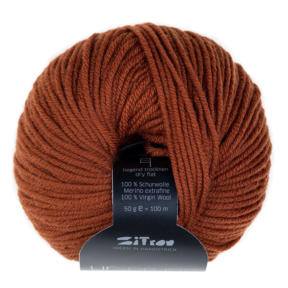 Wolle Ursprung original Tasmanian Merino extrafine von Atelier Zitron NÄHXT Regensburg