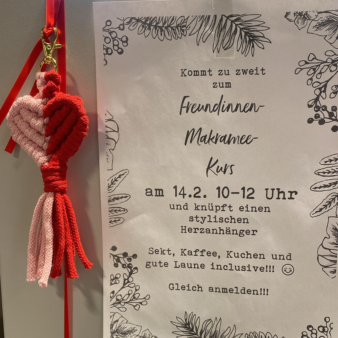 Freundinnenworkshop Makramee