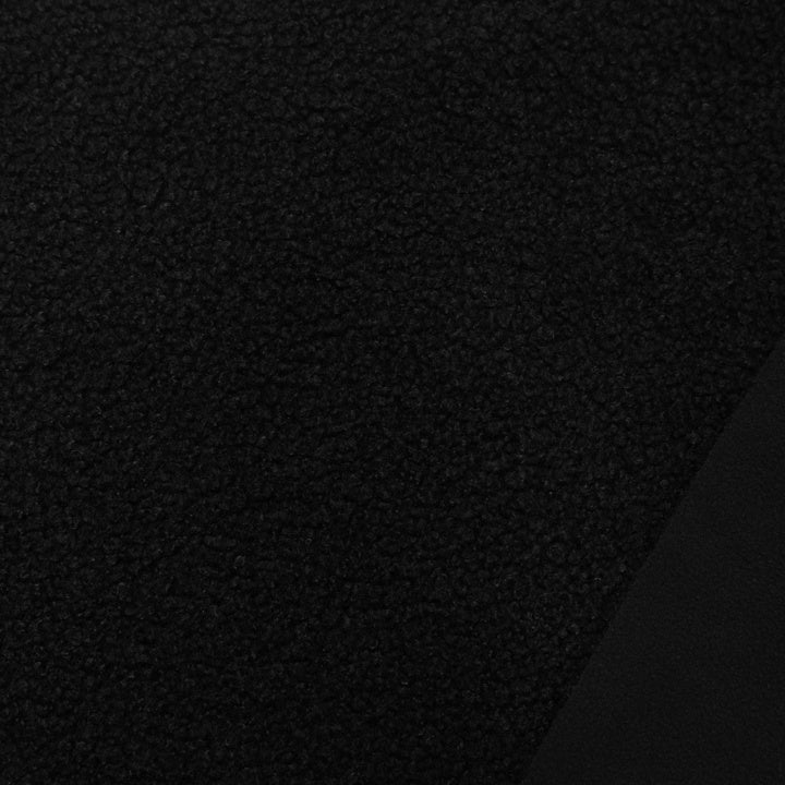 Teddyfleece Doubleface – Schwarz – Toptex Stoff