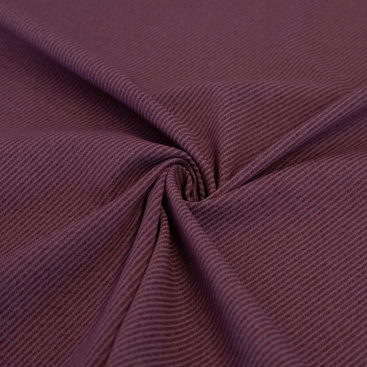 Romanitjersey mit Diagonalmuster – Bordeaux – Toptex Stoff