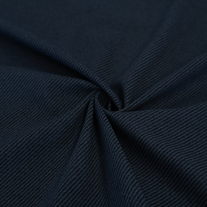 Romanitjersey mit Diagonalmuster – Marine – Toptex Stoff
