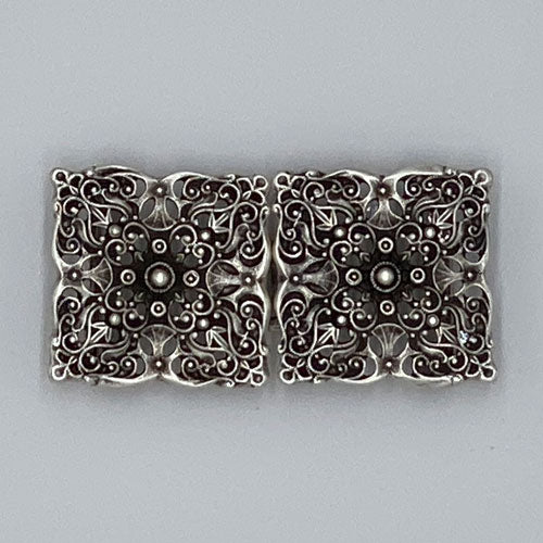 Dirndlschließe silber