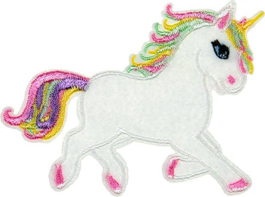 Applikation trabendes Einhorn