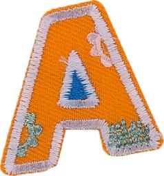 Applikation Buchstabe - bunt