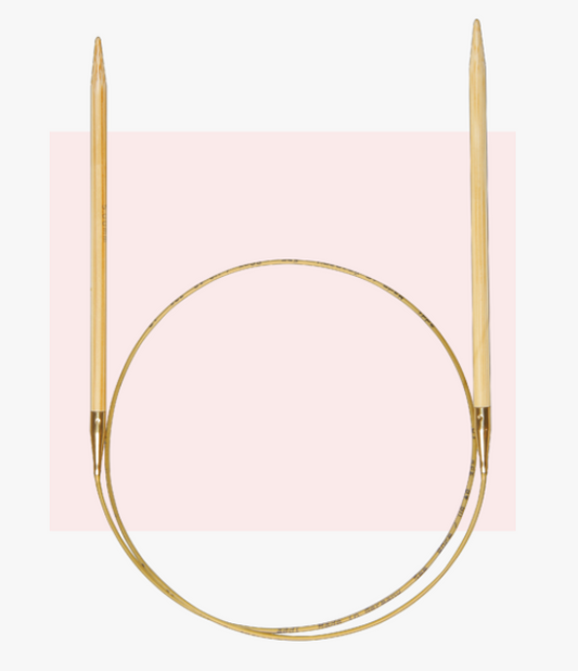 Rundstricknadel 60 aus Bambus von Addi