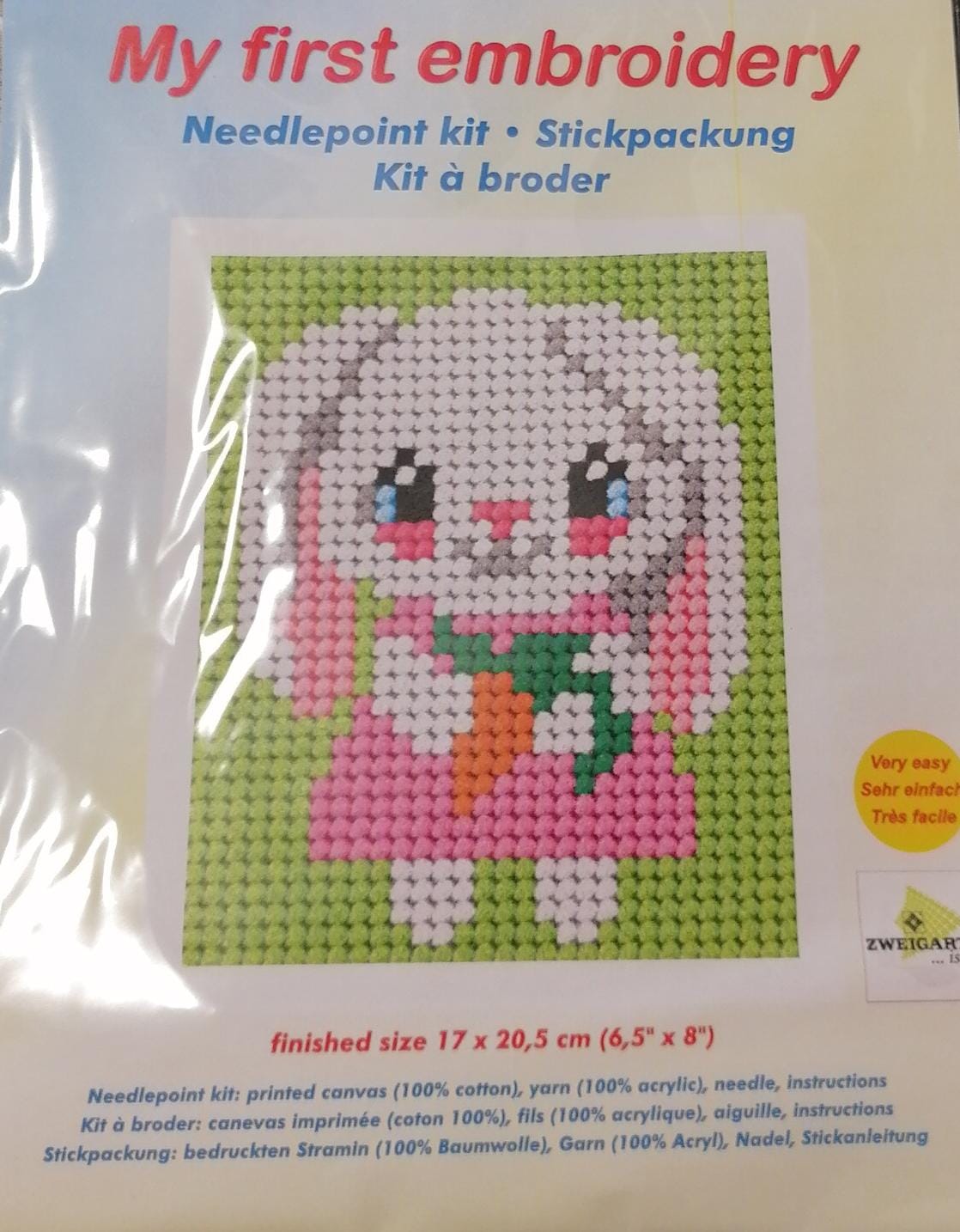 Stickpackung Hasenmädchen
