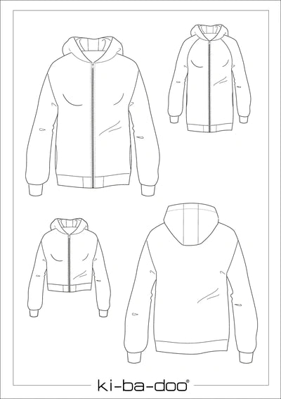 Mix & Match - Sweatjacke Damen