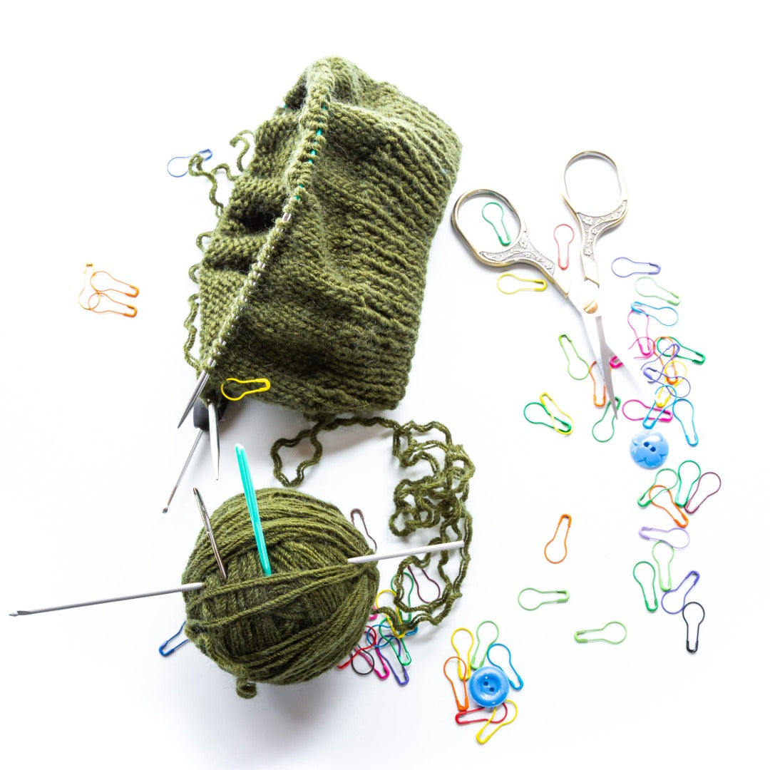 Zubehör zum Sockenstricken